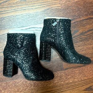Michael Kors Arabella Black Sparkle Boots